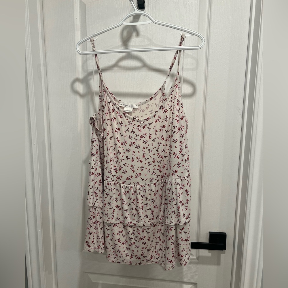 Floral Print Women's Top 2X